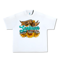 White she's a sunflower beautiful fierce free Urban Heavy Tee - HRA Design Shop