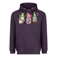 Plum spring gnomes Heavyweight Hoodie - MaliasSmallBusiness