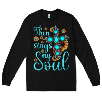 Black then sings my soul cross Long Sleeve Tee - JahusDesignShop