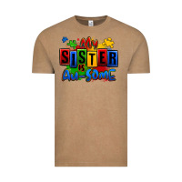 Vintage Coffee my sister is ausome autism Vintage Tee - Zillion Design Studio