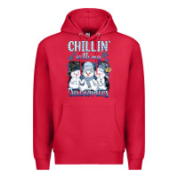 Cardinal chillin  with my sowmies Premium Hoodie - AdoDesignShop