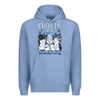 Colony Blue chillin  with my sowmies Premium Hoodie - AdoDesignShop