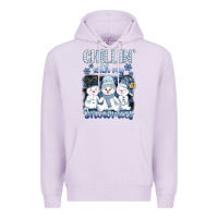 Lilac chillin  with my sowmies Premium Hoodie - AdoDesignShop