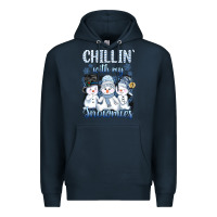 Navy chillin  with my sowmies Premium Hoodie - AdoDesignShop