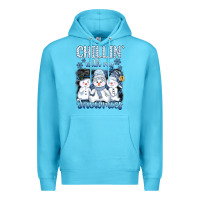 Ocean Blue chillin  with my sowmies Premium Hoodie - AdoDesignShop