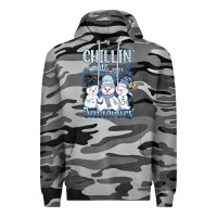 Slate Camo chillin  with my sowmies Premium Hoodie - AdoDesignShop