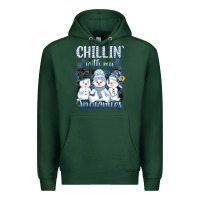 Sports Green chillin  with my sowmies Premium Hoodie - AdoDesignShop