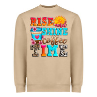 Mushroom rise and shine coffee time Heavyweight Sweatshirt - Zillion Design Studio