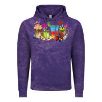 Cloud Purple art teacher coffee cups Vintage Hoodie - texasbilliewilder