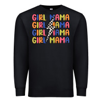 Black girl mama lightning bolt Premium Sweatshirt - MaliasSmallBusiness
