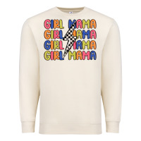 Sandshell girl mama lightning bolt Premium Sweatshirt - MaliasSmallBusiness