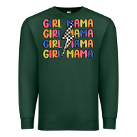 Sports Green girl mama lightning bolt Premium Sweatshirt - MaliasSmallBusiness