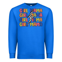 True Royal girl mama lightning bolt Premium Sweatshirt - MaliasSmallBusiness