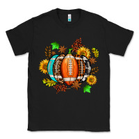 Black fall football sunflower and fall Classic Tee - AdoDesignShop