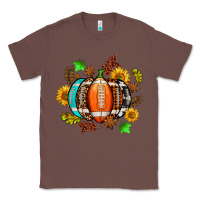 Chestnut fall football sunflower and fall Classic Tee - AdoDesignShop