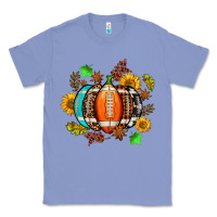 Colony Blue fall football sunflower and fall Classic Tee - AdoDesignShop