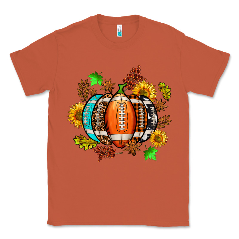 Fall Football Sunflower And Fall Classic Tee by AdoDesignShop | Teevron