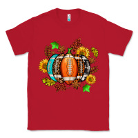 Red fall football sunflower and fall Classic Tee - AdoDesignShop