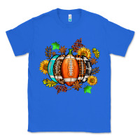 True Royal fall football sunflower and fall Classic Tee - AdoDesignShop