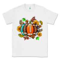 White fall football sunflower and fall Classic Tee - AdoDesignShop