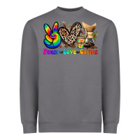 Storm peace love  coffee Heavyweight Sweatshirt - Zillion Design Studio