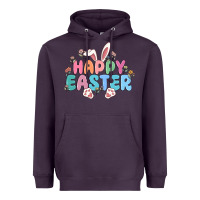 Plum happy easter Heavyweight Hoodie - MaliasSmallBusiness