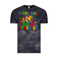 Cloud Black rawrsomely different autism trex Vintage Tee - Zillion Design Studio