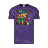 Cloud Purple rawrsomely different autism trex Vintage Tee - Zillion Design Studio