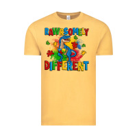 Vintage Mustard rawrsomely different autism trex Vintage Tee - Zillion Design Studio