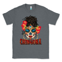 Charcoal Heather chingona latina bun mama Classic Tee - BundleAndBundleShop