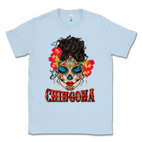 Dusty Blue chingona latina bun mama Classic Tee - BundleAndBundleShop