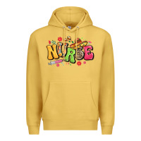 Antique Gold mexican spanish nurse Premium Hoodie - LillyAllenDesigns