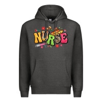 Charcoal Heather mexican spanish nurse Premium Hoodie - LillyAllenDesigns