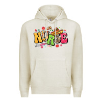 Oatmeal Heather mexican spanish nurse Premium Hoodie - LillyAllenDesigns