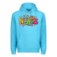 Ocean Blue mexican spanish nurse Premium Hoodie - LillyAllenDesigns