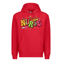 Red mexican spanish nurse Premium Hoodie - LillyAllenDesigns