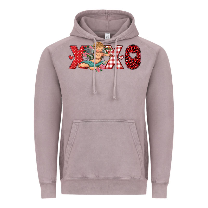 Xoxo Cupid Vintage Hoodie by RanaPortraitStore | Teevron