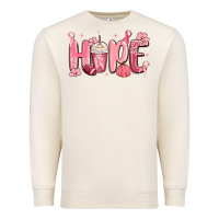Sandshell breast cancer awareness hope Premium Sweatshirt - MaliasSmallBusiness
