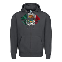 Smoke mexico lips Zipper Hoodie - AdoDesignShop