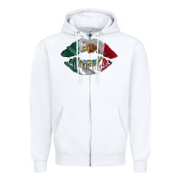 White mexico lips Zipper Hoodie - AdoDesignShop