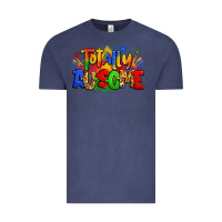 Vintage Denim totally ausome autism Vintage Tee - Zillion Design Studio