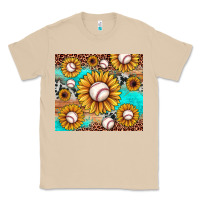 Mushroom baseball leopard turquoise sunflower Classic Tee - JahusDesignShop