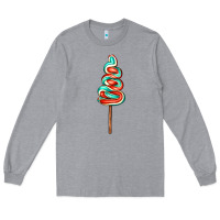 Heather Grey bluered lollipop Long Sleeve Tee - AdoDesignShop