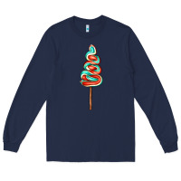 Navy bluered lollipop Long Sleeve Tee - AdoDesignShop