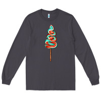Smoke bluered lollipop Long Sleeve Tee - AdoDesignShop