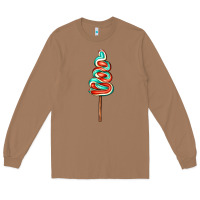 Toasted Coconut bluered lollipop Long Sleeve Tee - AdoDesignShop