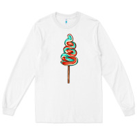 White bluered lollipop Long Sleeve Tee - AdoDesignShop
