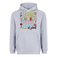 Heather Grey 100 days of school Heavyweight Hoodie - MaliasSmallBusiness