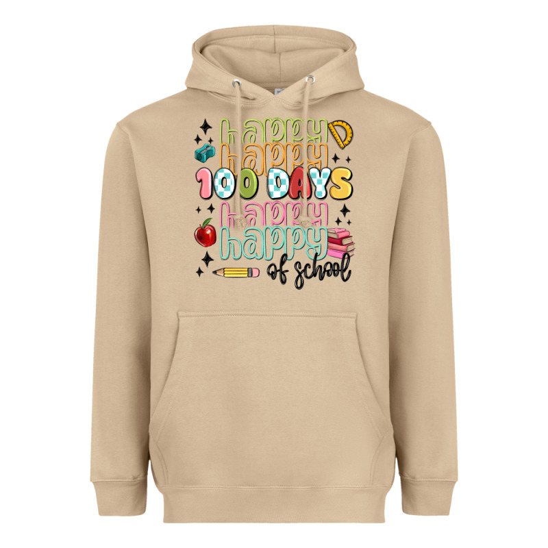 100 Days Of School Heavyweight Hoodie by MaliasSmallBusiness | Teevron