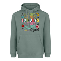 Sage 100 days of school Heavyweight Hoodie - MaliasSmallBusiness